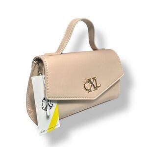 Christian Lacroix CXL NIP Laine Panna Cotta Beige Vegan Crossbody